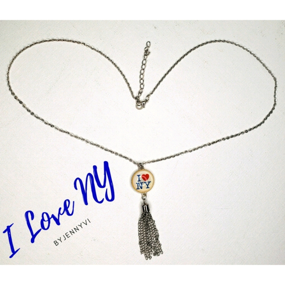 NWOT I Love NY by Jennyvi Necklace